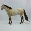 WINTHROP - OOAK Buttermilk Buckskin Stock Horse 1/15