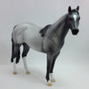 PINCH - OOAK Blue Roan Stock Horse 1/15