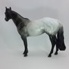 JINXY - OOAK Gray Appaloosa Stock Horse 1/15