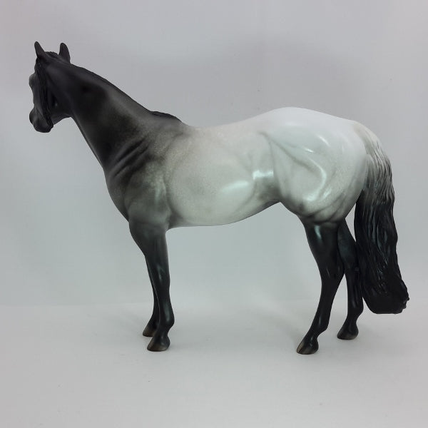 JINXY - OOAK Gray Appaloosa Stock Horse 1/15