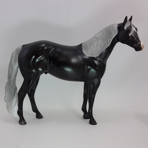 SILVER LINING - OOAK Dapple Blue Taffy Stock Horse 1/15