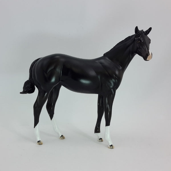 DARK AS NIGHT - OOAK Black Weanling 1/15