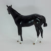 DARK AS NIGHT - OOAK Black Weanling 1/15