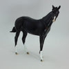 DARK AS NIGHT - OOAK Black Weanling 1/15