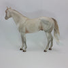 SILVERADO - OOAK Dapple Light Gray Stock Horse 1/15