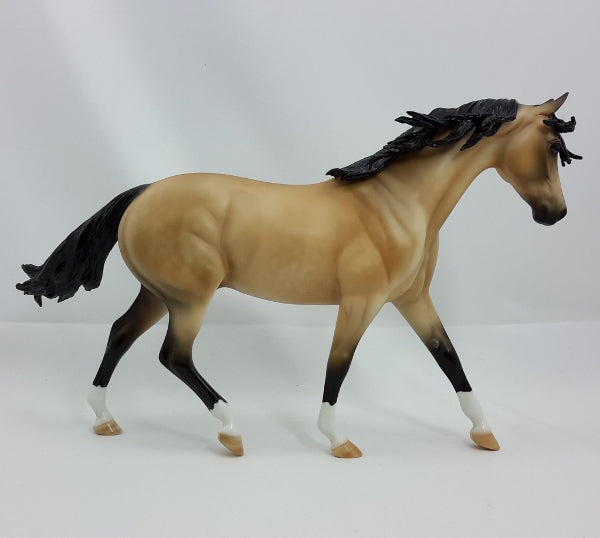 GRAVIDAS - OOAK Dapple Buckskin Pony 1/15