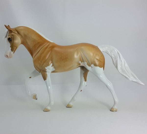 GOING FOR THE GOLD - OOAK Dapple Pinto Tennessee Walker 1/15