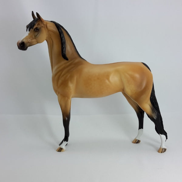 BEZAZZES - OOAK Dapple Buckskin Arabian 1/15