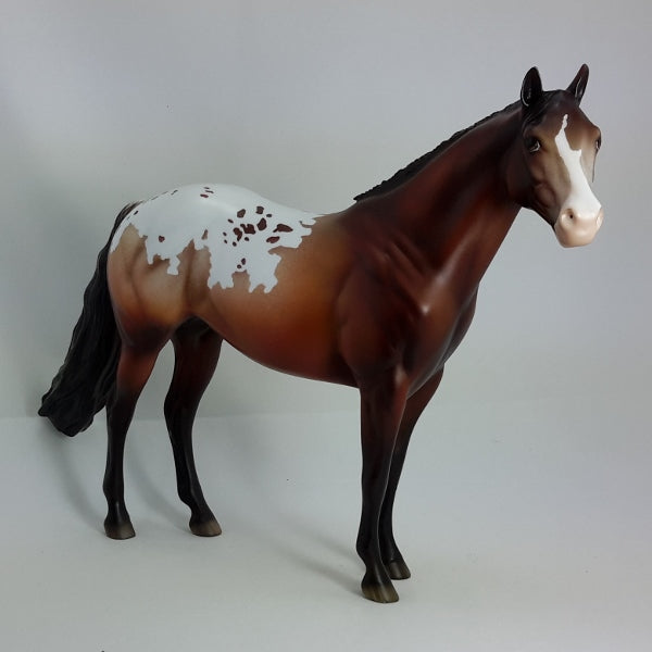 COWBOY CRYBABY - OOAK Bay Appaloosa Stock Horse 1/15