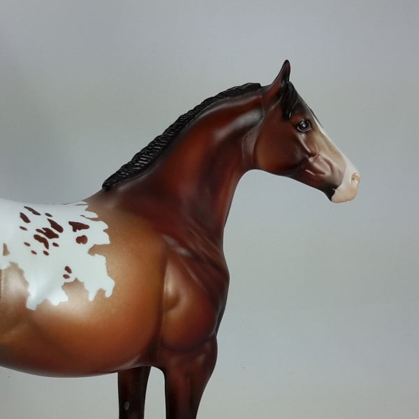 COWBOY CRYBABY - OOAK Bay Appaloosa Stock Horse 1/15