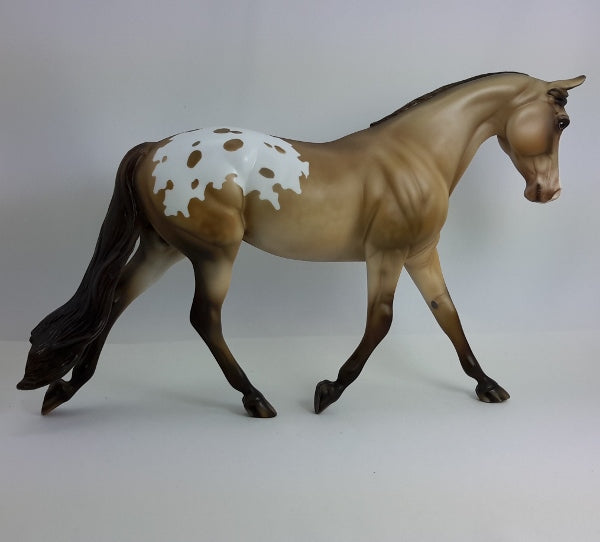 FIDDLE STIX - OOAK Dapple Buckskin Appaloosa Palouse by J. Keim 1/15
