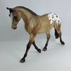 FIDDLE STIX - OOAK Dapple Buckskin Appaloosa Palouse by J. Keim 1/15