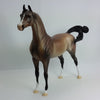 ROSE IS A ROSE - OOAK Rose Gray Dapple Whinnying Arabian 1/15