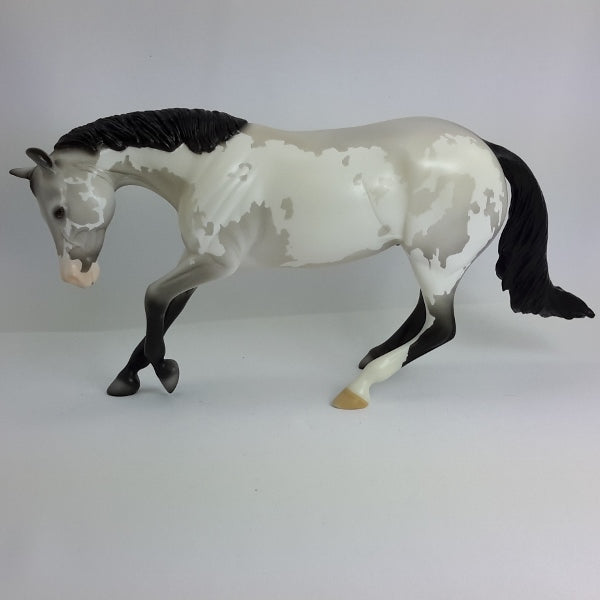 TWIST N' SHOUT - OOAK Gray Paint Performance Horse 1/15