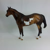 COUNTRY BOY - OOAK Dapple Bay Dun Paint Stock Horse 1/15