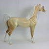 GOLDRUMS - OOAK Light Palomino Arabian 1/15