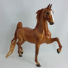 REDLINER - OOAK Chestnut Saddlebred Model Horse - 1/15