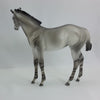 ZIRCONIA THE ZORSICORN - OOAK Gray Unicorn Weanling 1/15