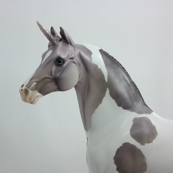 THE ZONE - Dapple Gray Pinto Unicorn LE3 1/15