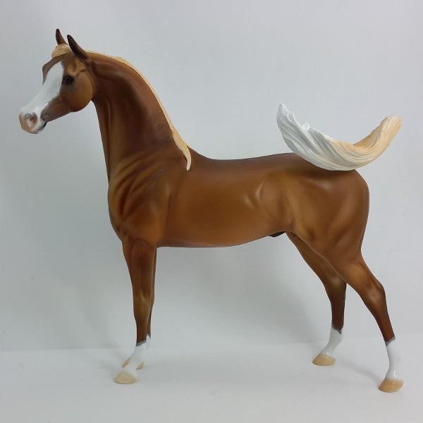 BISCOTTI - Custom Sorrel Arabian Model Horse - LE3 - 1/15