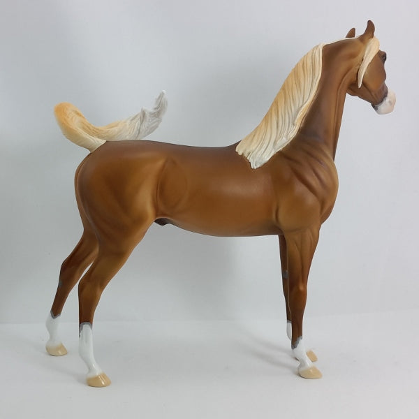 BISCOTTI - Custom Sorrel Arabian Model Horse - LE3 - 1/15
