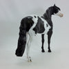 IF I WERE A BOY - OOAK Black &amp; White Overo/Tobiano Paint 1/15