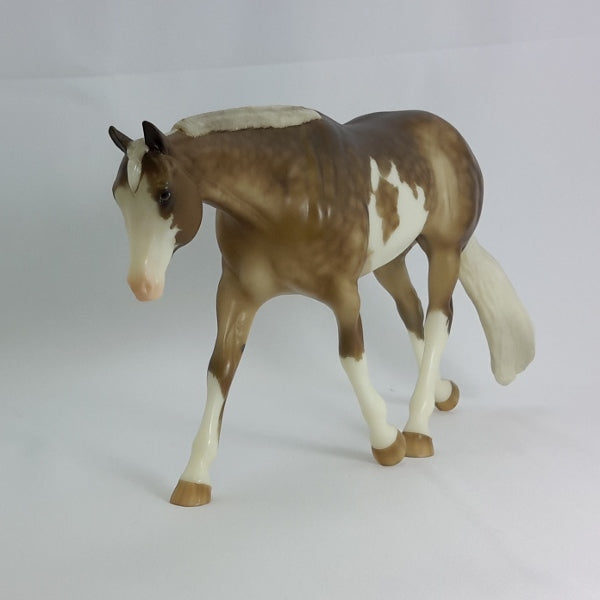 RIVERSIDE HARVEST - OOAK Silver Dapple Overo Pleasure by Sheryl Leisure 2/15