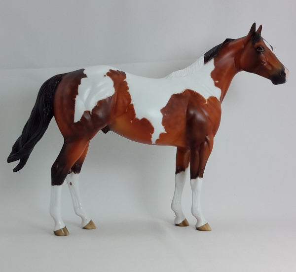 LOVE WORTH FINDING - OOAK Dapple Bay Tobiano Paint by Sheryl Leisure 2/15