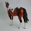 LOVE WORTH FINDING - OOAK Dapple Bay Tobiano Paint by Sheryl Leisure 2/15