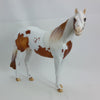 ONE PERCENT - OOAK Light Chestnut Paint Stock Horse 2/15