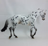 LOVE IS EVERYWHERE - OOAK Leopard Appaloosa Hearts Thoroughbred 1/15