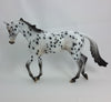 LOVE IS EVERYWHERE - OOAK Leopard Appaloosa Hearts Thoroughbred 1/15