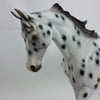 LOVE IS EVERYWHERE - OOAK Leopard Appaloosa Hearts Thoroughbred 1/15