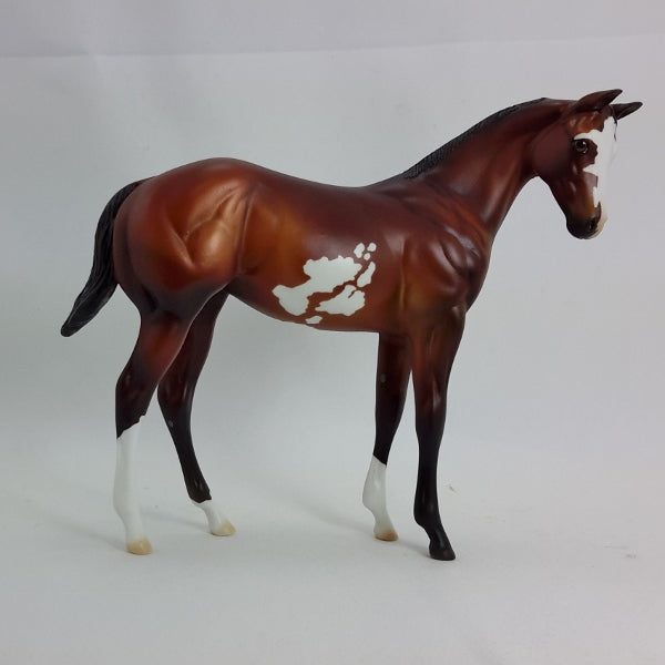 e-COMMERCE - OOAK Bay Overo Paint Weanling 1/15