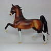 HEZA HEARTHROB - OOAK Bay Dapple Saddlebred 2/15