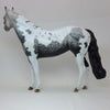 SAINT VALENTINE - OOAK Dapple Gray Tobiano Paint with Mapping 1/15