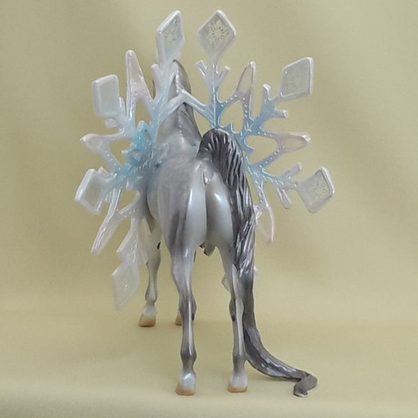 ARCTIC SOUL MIST - OOAK Snowflake Winged Dapple Gray Pebbles Saddlebred 3/15