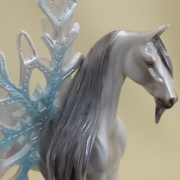 ARCTIC SOUL MIST - OOAK Snowflake Winged Dapple Gray Pebbles Saddlebred 3/15