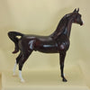 AIKEN DRUM - Dark Dapple Chestnut Arabian Model Horse - LE3 - 3/15