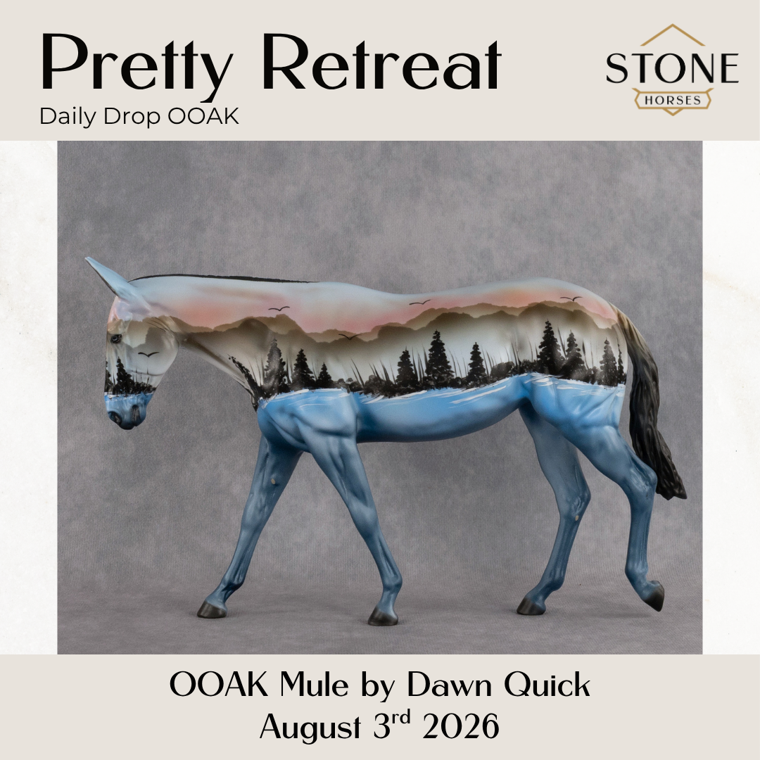 Pretty Retreat OOAK Mule by Dawn Quick DDOOAKs26