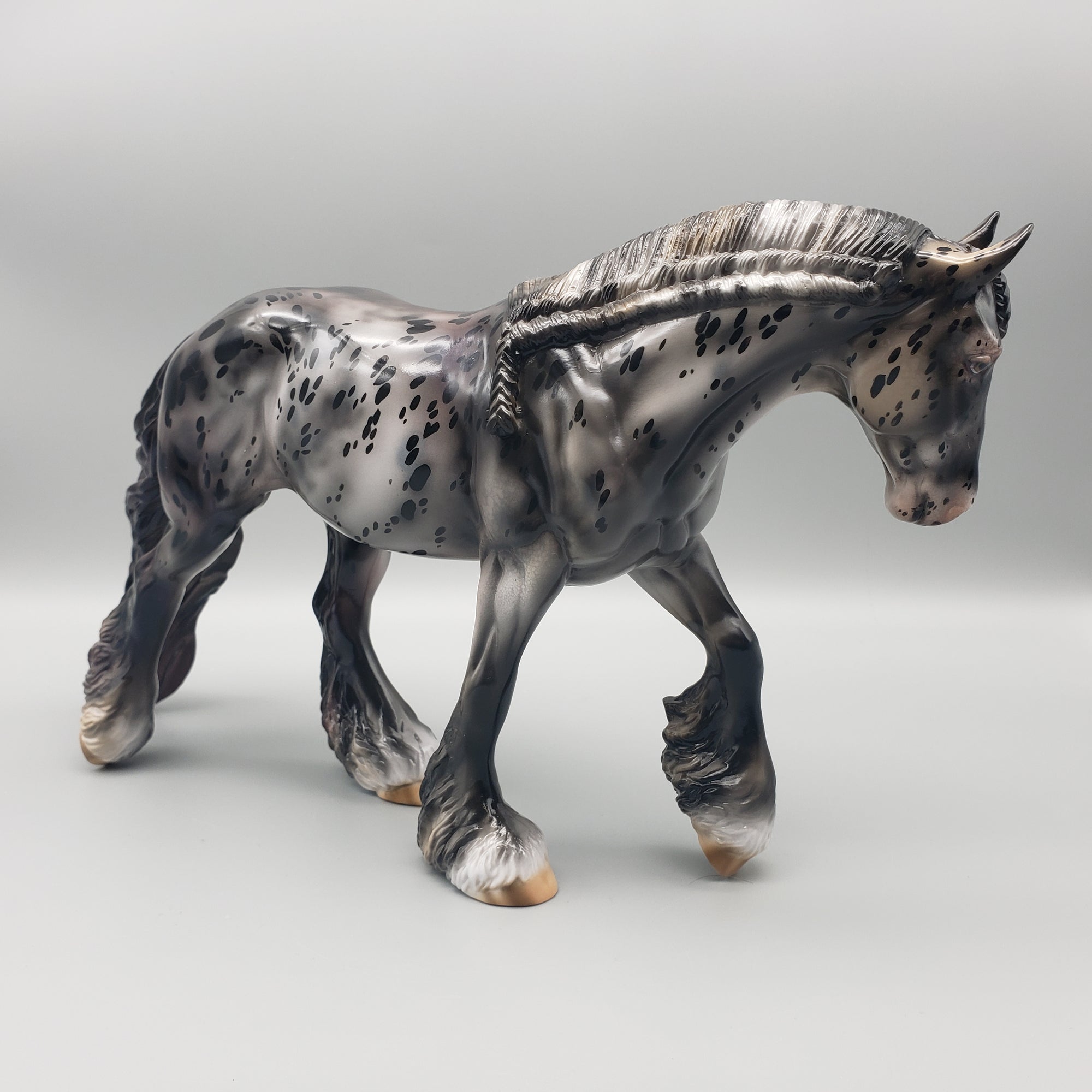 Seventh Heaven OOAK Glossy Appaloosa Irish Cob By Julie Keim - Best Offers 1/22/24