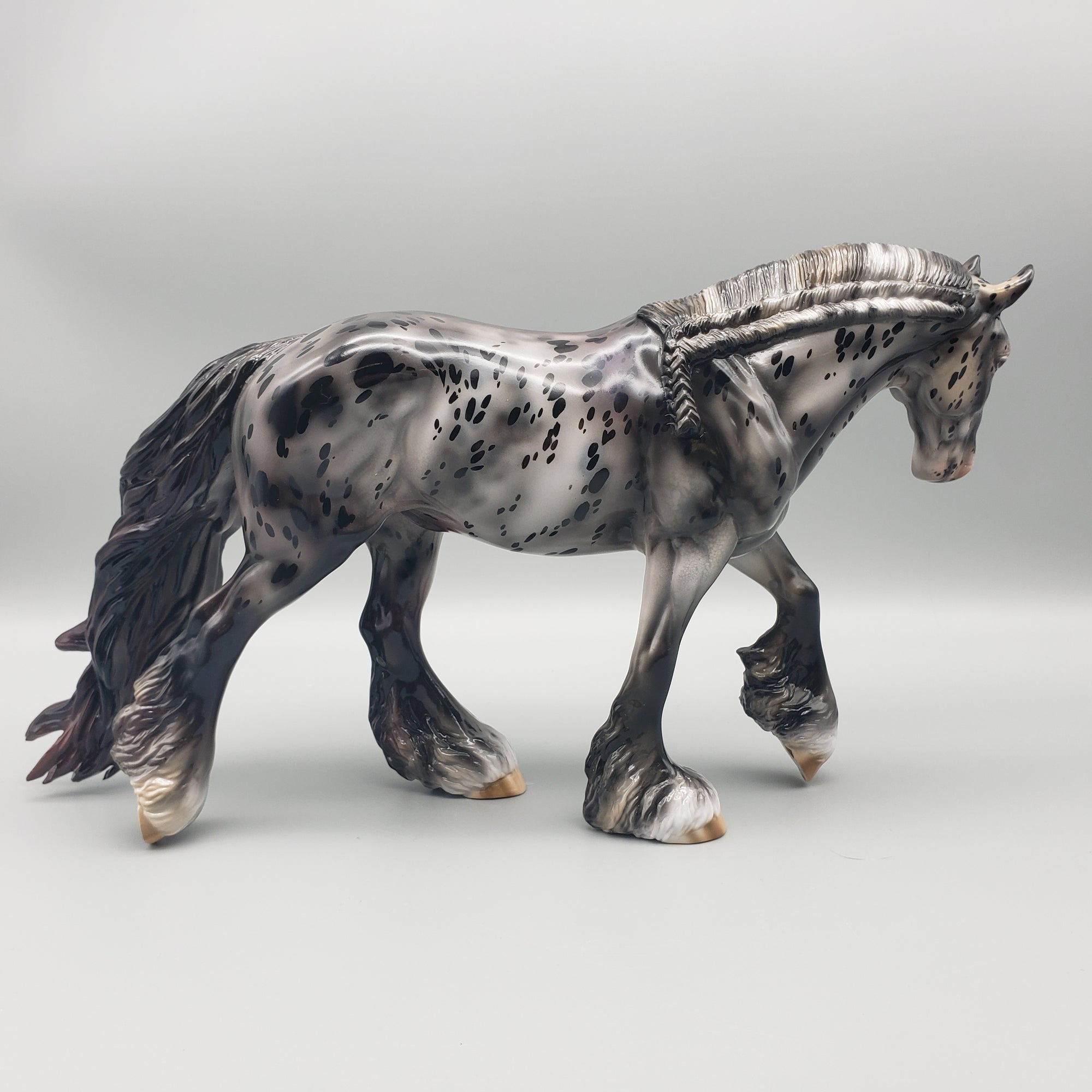 Seventh Heaven OOAK Glossy Appaloosa Irish Cob By Julie Keim - Best Offers 1/22/24