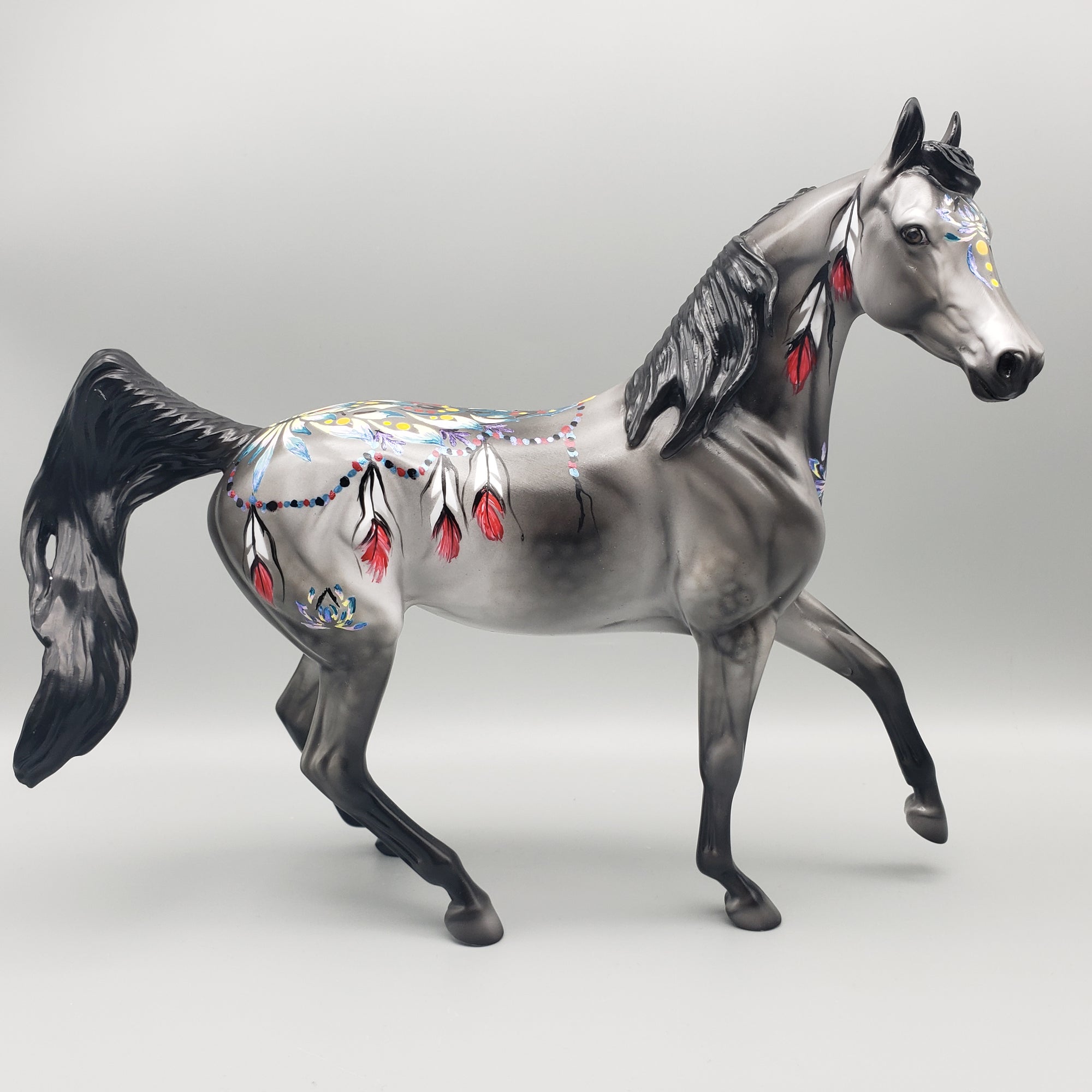 Regalia OOAK Deco Dapple Grey Arab Mare By Dawn Quick - Best Offers 1/22/24