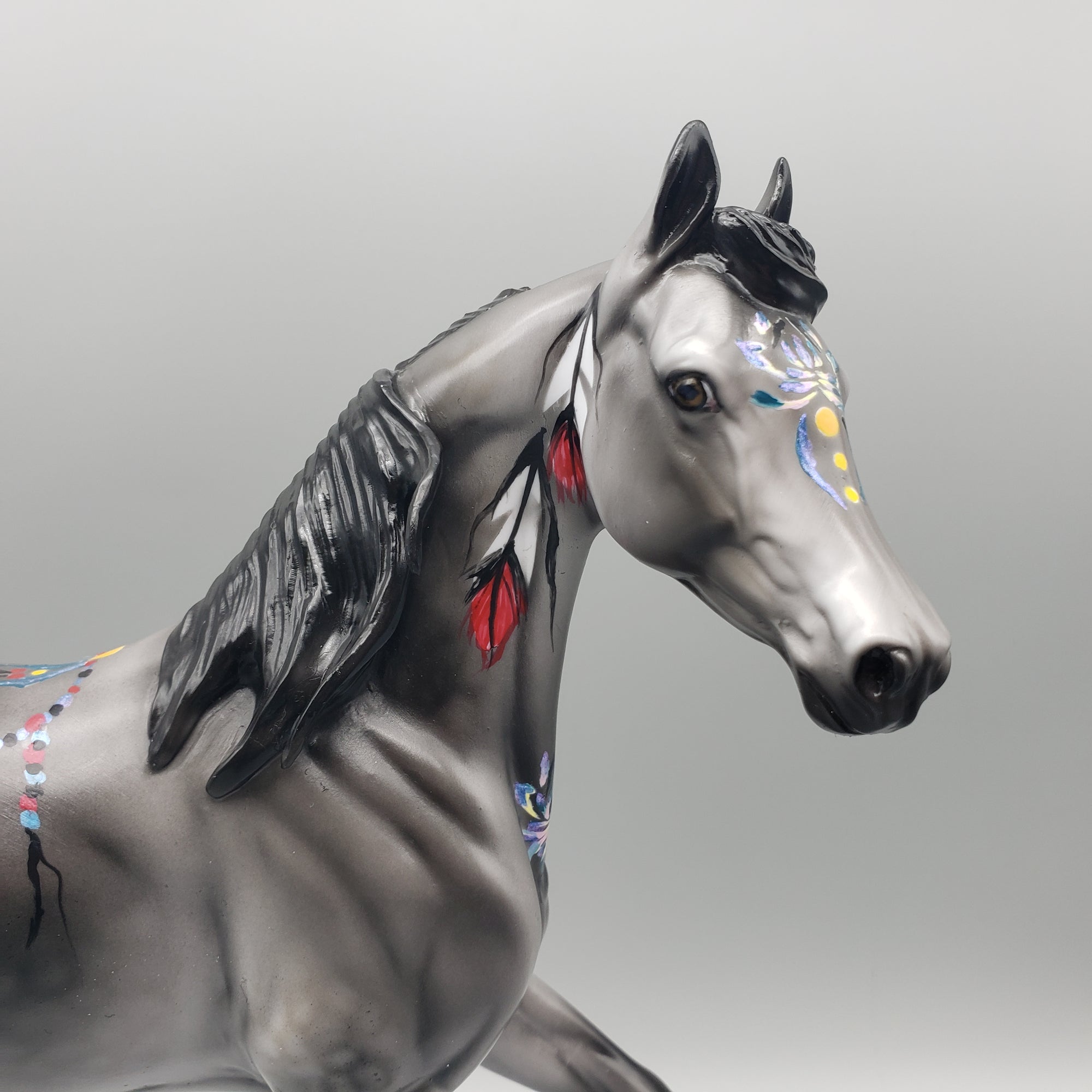Regalia OOAK Deco Dapple Grey Arab Mare By Dawn Quick - Best Offers 1/22/24