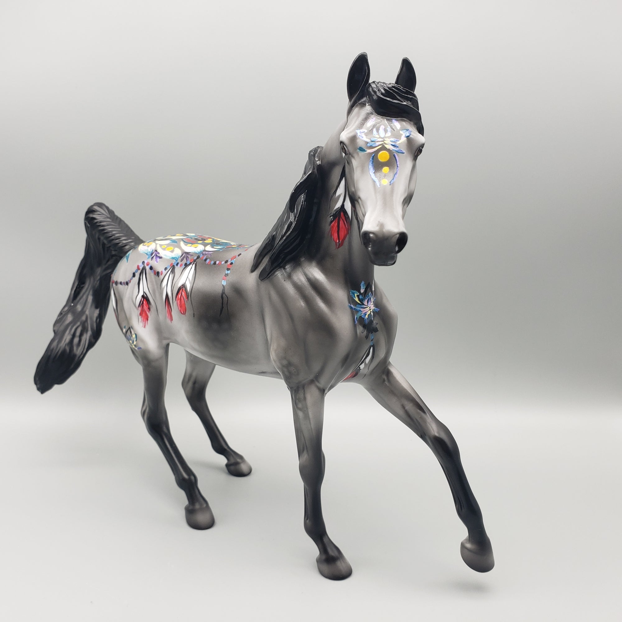 Regalia OOAK Deco Dapple Grey Arab Mare By Dawn Quick - Best Offers 1/22/24