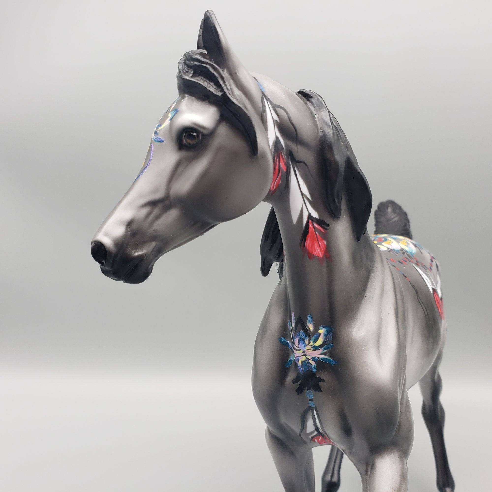 Regalia OOAK Deco Dapple Grey Arab Mare By Dawn Quick - Best Offers 1/22/24
