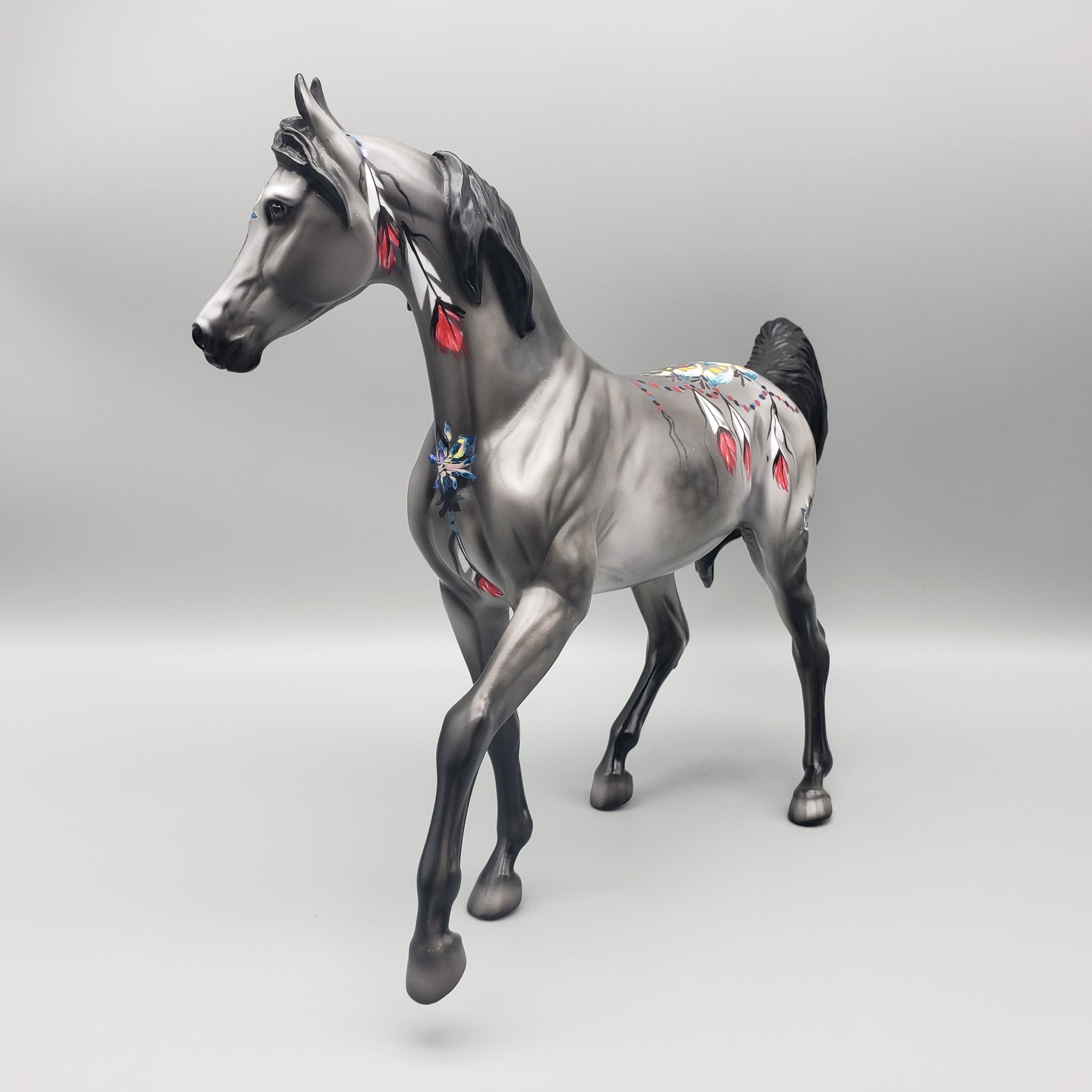 Regalia OOAK Deco Dapple Grey Arab Mare By Dawn Quick - Best Offers 1/22/24