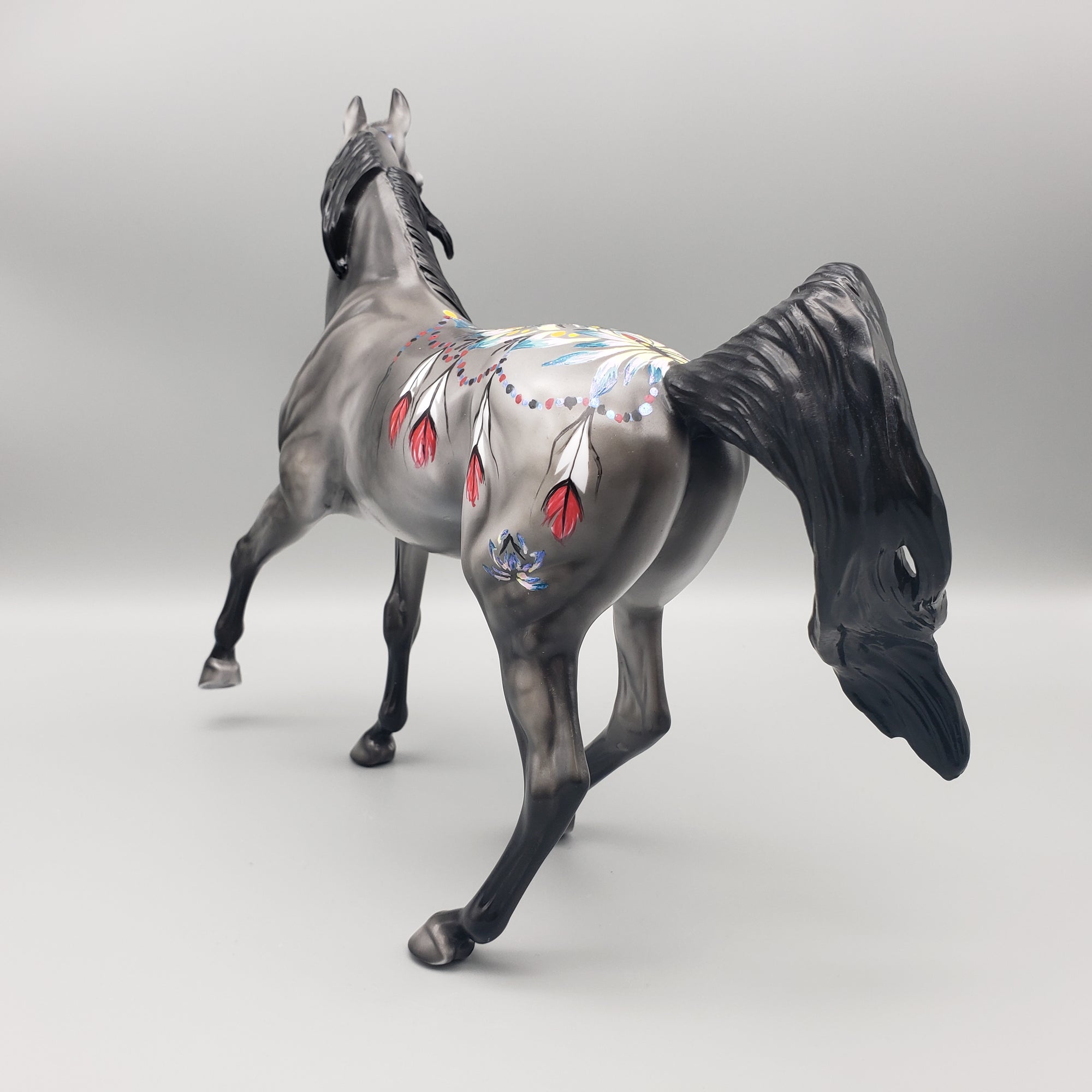 Regalia OOAK Deco Dapple Grey Arab Mare By Dawn Quick - Best Offers 1/22/24