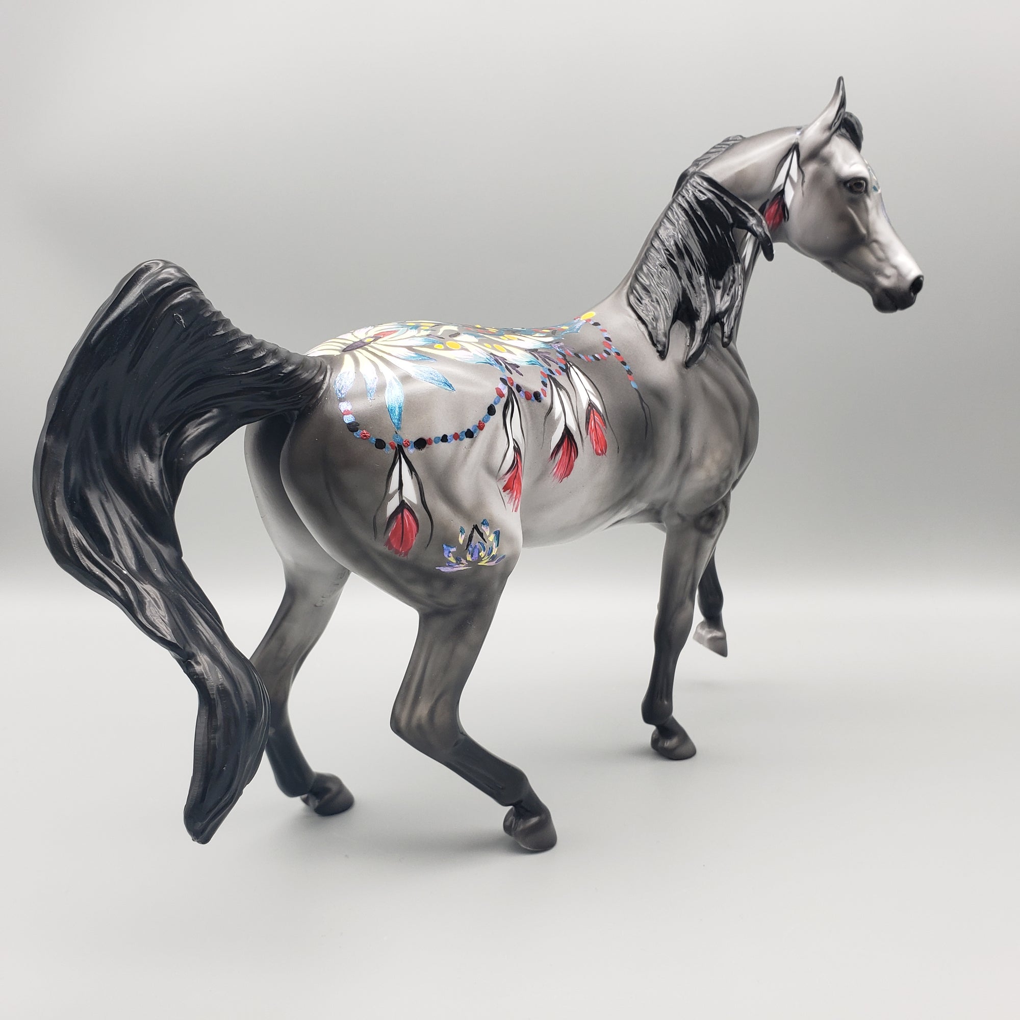 Regalia OOAK Deco Dapple Grey Arab Mare By Dawn Quick - Best Offers 1/22/24