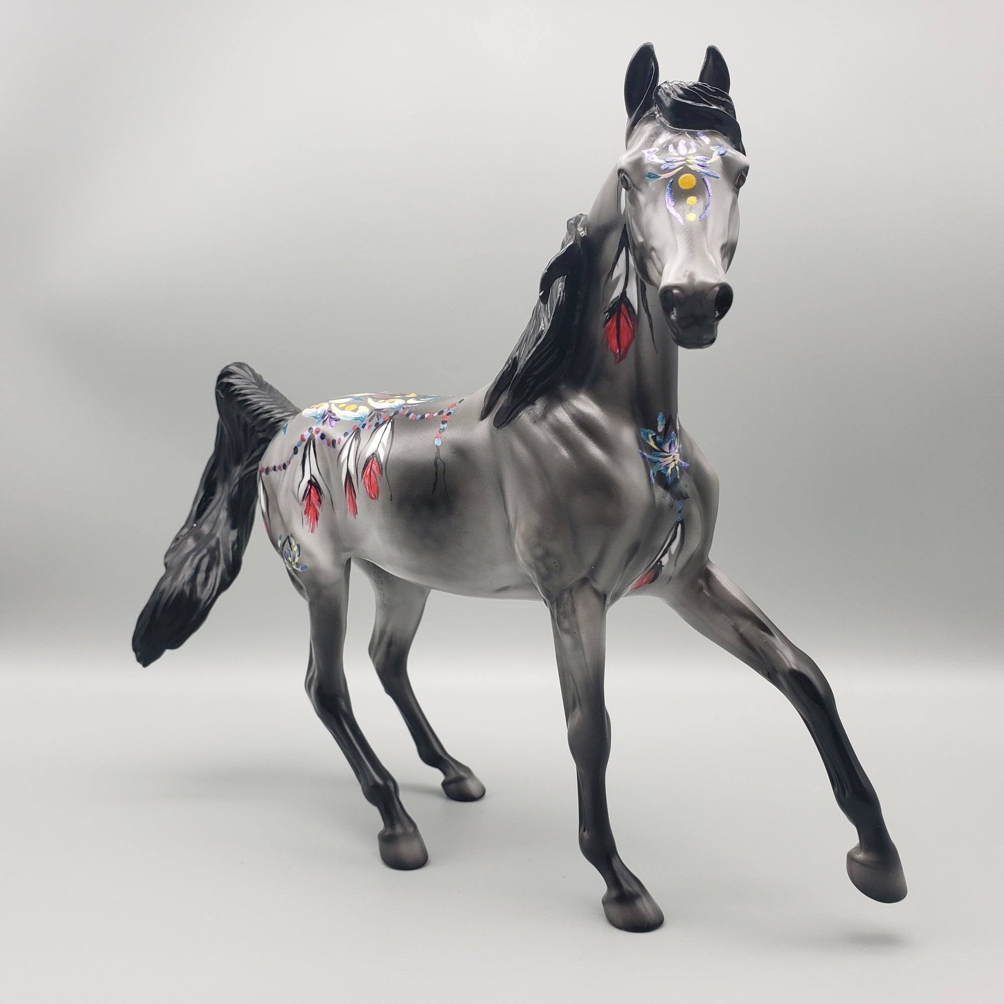 Regalia OOAK Deco Dapple Grey Arab Mare By Dawn Quick - Best Offers 1/22/24